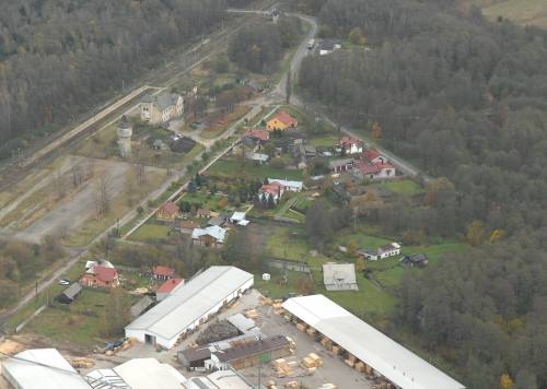 Miejscowość Julianaka z lotu ptaka (Fot. W. Skalik).