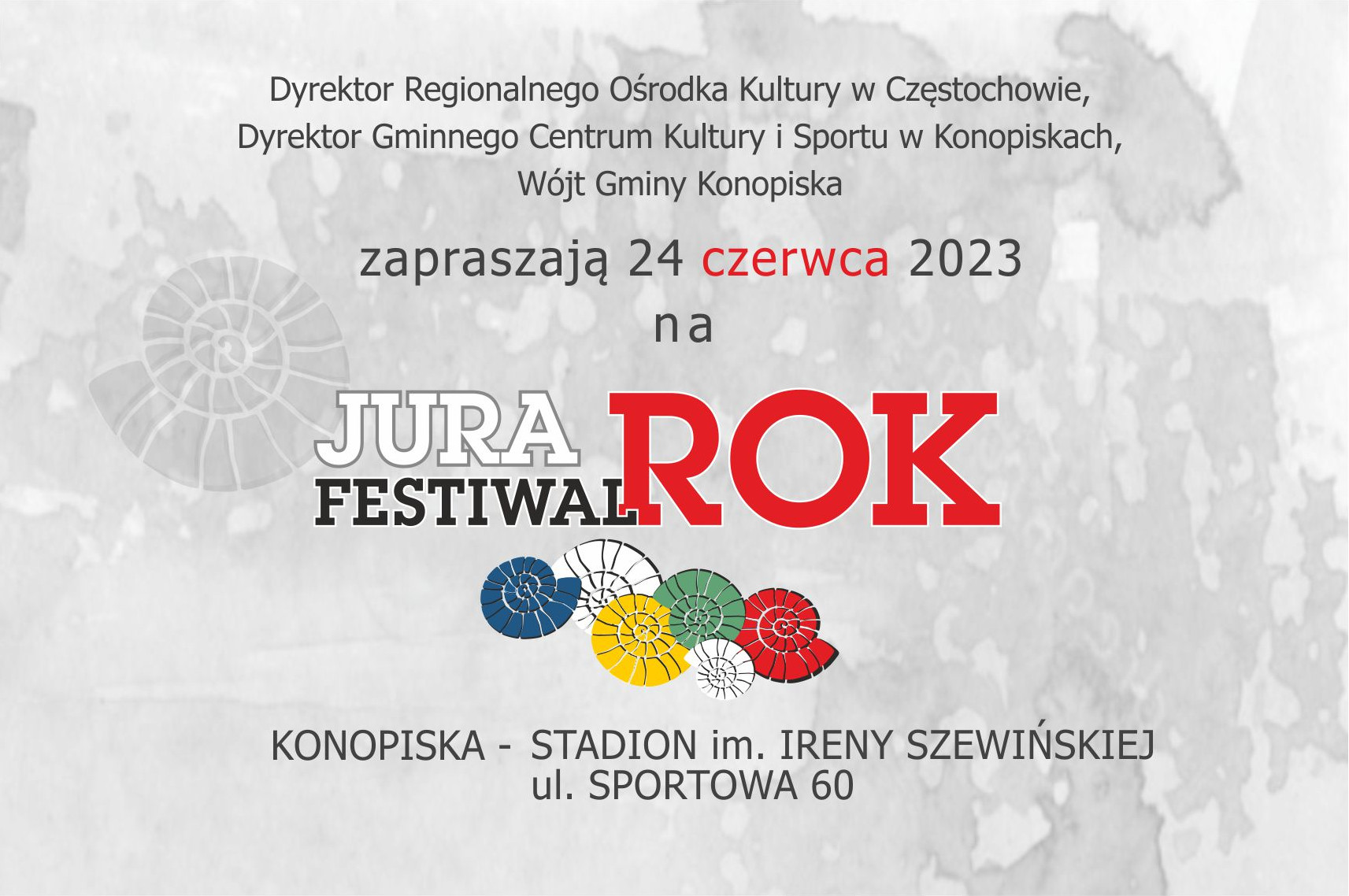 Plakat promujący Jura Rok Festiwal