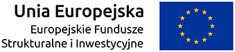 Logotyp Unia Europejska Europejskie Fundusze Strukturalne i Inwestycyjne