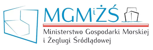 Logotyp Ministerstwo Gospodarki Morskiej i Żeglugi Śródlądowej